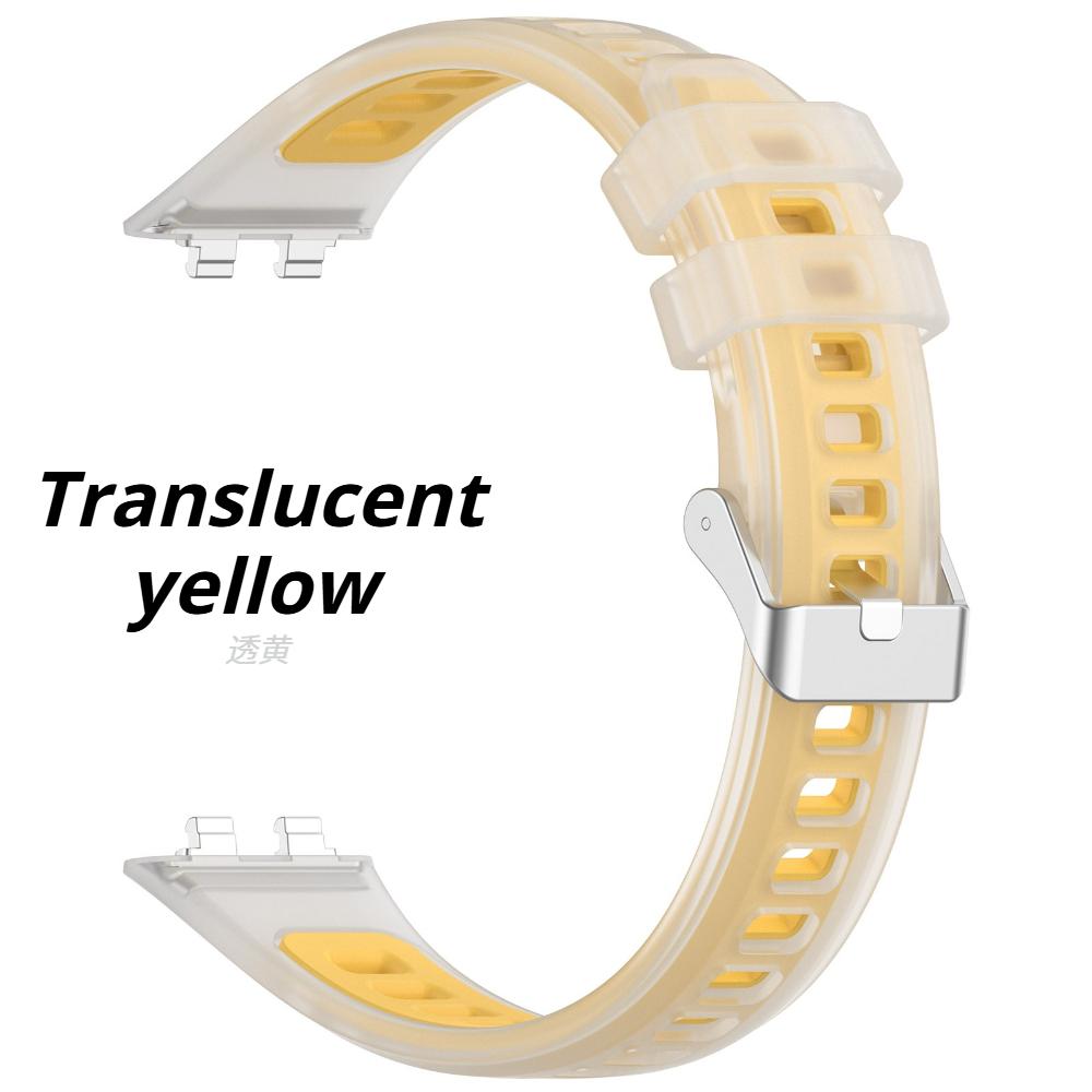 Silicone Band For Huawei Band 11 Pro Strap Smart Wrist Watchband Metal Buckle Sport Replacement bracelet for Huawei Band 11 NFC Correa Accessories