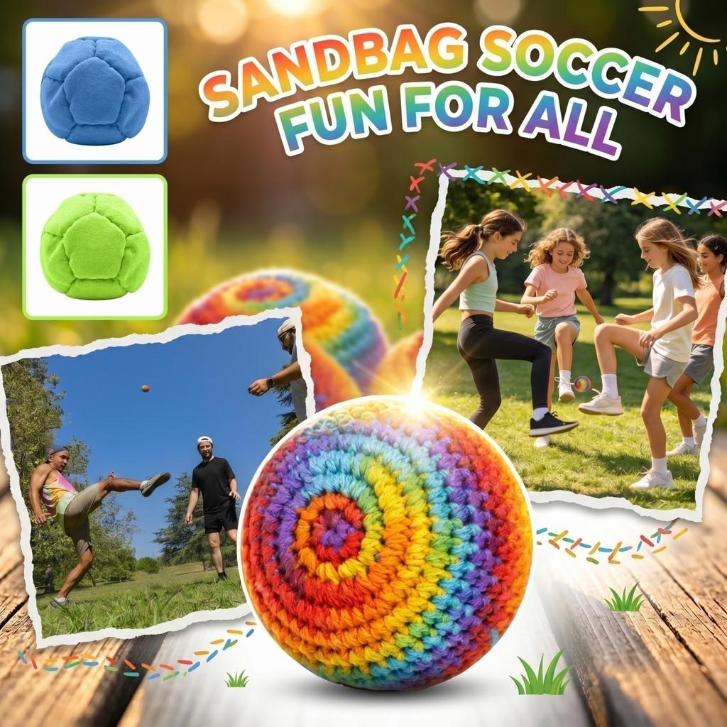 Soft Fabric Hacky Sack Footbag for Adults Boys Girls Outdoor Sports and Recreational Activities Durable Construction