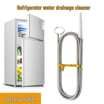 Car Fridge Drain Cleaning Brush - Multifunctional Steel Wire & Small Hair Brush