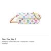 LOUIS VUITTON Takashi Murakami Collaboration Coated Canvas Wallet, Crossbody Bag, Shoulder Bag Women's White M27492