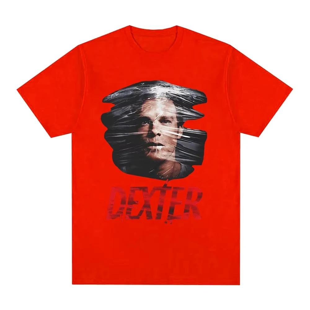 TV seriál Dexter Morgan Obličej Vintage Grafická Trička Oversized Vysoce kvalitní Luxusní Horký produkt Oversized Unisex Páry Pohodlné