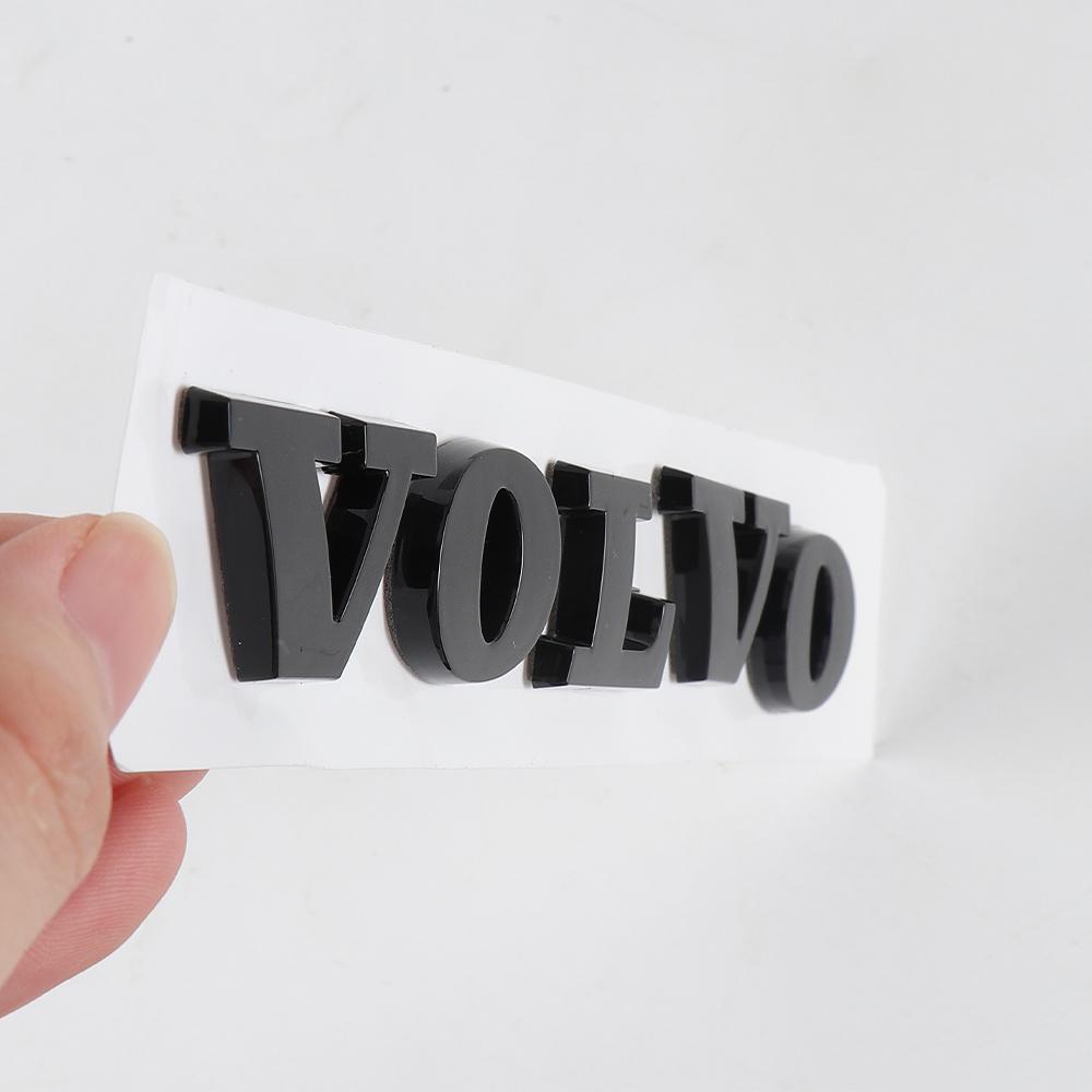 3D ABS Letter Emblem Sticker Car Rear Trunk Badge Decal for Volvo RDESIGN XC60 V60 S60L V40 V40CC S80L XC90 S60 XC40 C40 S60 V90 ari632