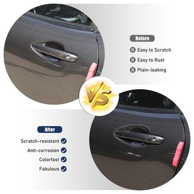 Real Carbon Fiber For Mazda MX-5 ND 2016-2026 Car Exterior Handle Door Bowl Decorative Sticker Car Exterior Accessories