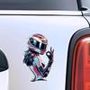 Motorradmädchen Rennwagen Aufkleber Vinyl Decal Wasserdicht Heckscheibe Motorrad Wohnmobil Stoßstange LKW Laptop Dekoration SH862