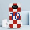 FootBall SuperStar Number C 7 10 Phone Case For Xiaomi Poco F7 Ultra X5 X6 X7 Pro M7 Redmi 15C 15 13C 13 12C 12 10C 10 10A 9 9C