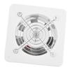 Ventilatore di scarico a parete da 25 W 220 V, a basso rumore, per casa, bagno, cucina, garage, ventilazione