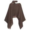 Zaprha 2025 Summer New Fashion Personalized Loose Rivet V-neck Wide Sleeve Scarf Poncho 3067719