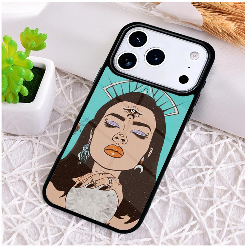 Hippie Grunge Art Phone Case for iPhone 17 Air 16 15 11 12 14 13 Pro Max Shockproof Cover