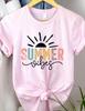 Summer Vibes Unisex Tee | Perfect for Beach Days, Music Festivals, Casual Outings | Great Gift for Summer Lovers