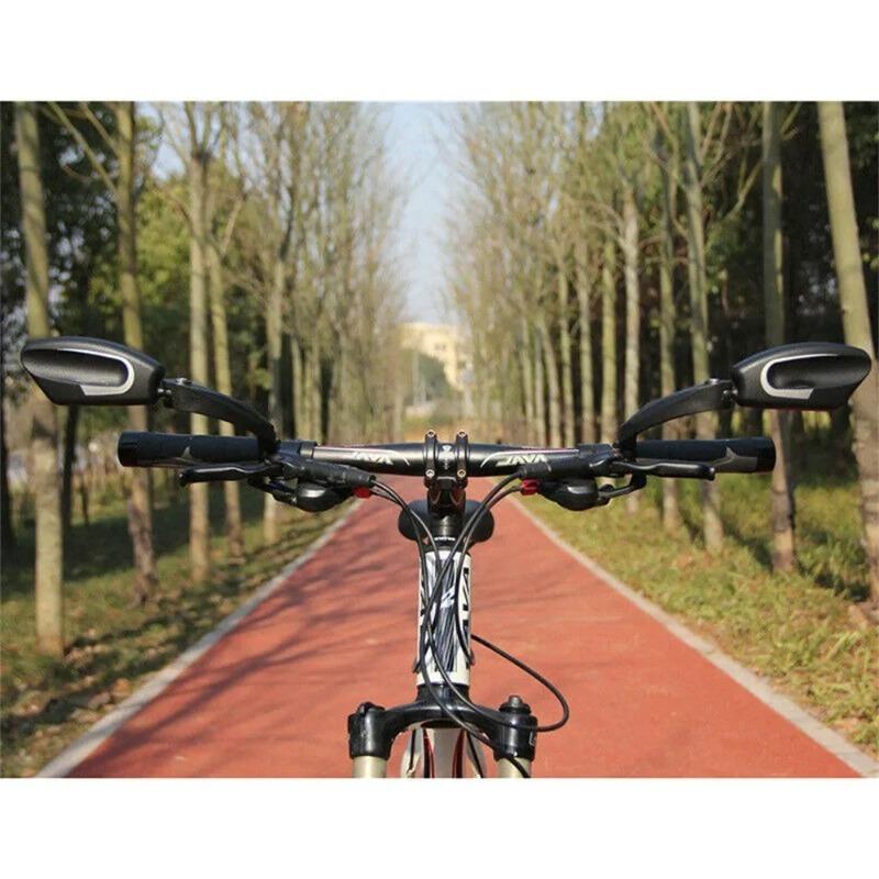 Bicycle Rearview Mirror 360 Degree Adjustable Bike Handlebar Rear View Mirror Cycling Accessories Bike Mirrors