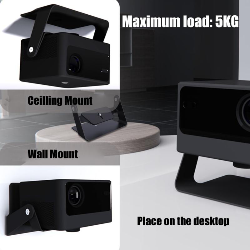 Full Rotation Bracket Adjustable Heavy Duty Metal Projectors Bracket For Home Cinema Playroom Office Setups