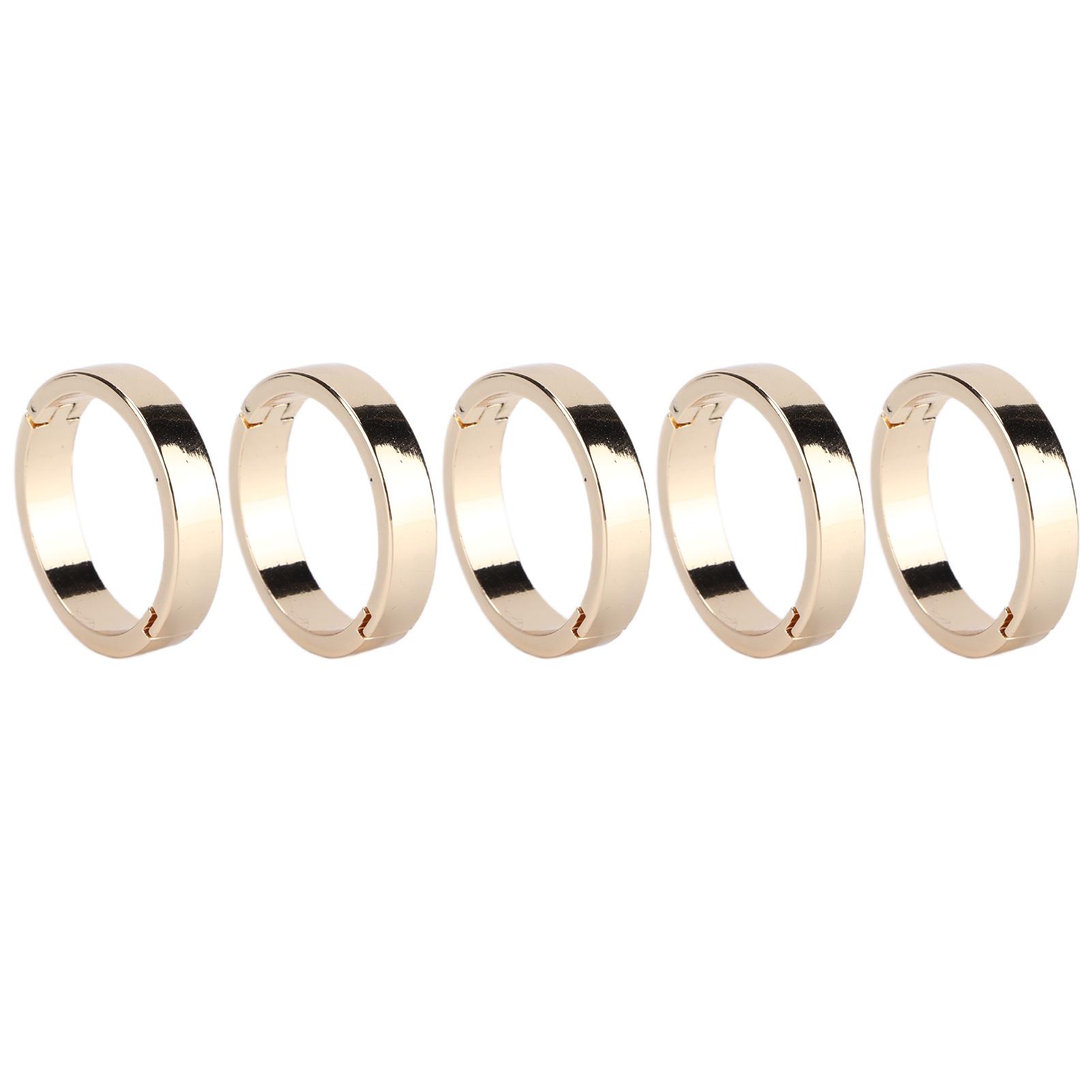 

5 шт. Круглый карабин прочный сплав канцелярские пряжки аксессуары для свободной спиральной записной книжкиOuter