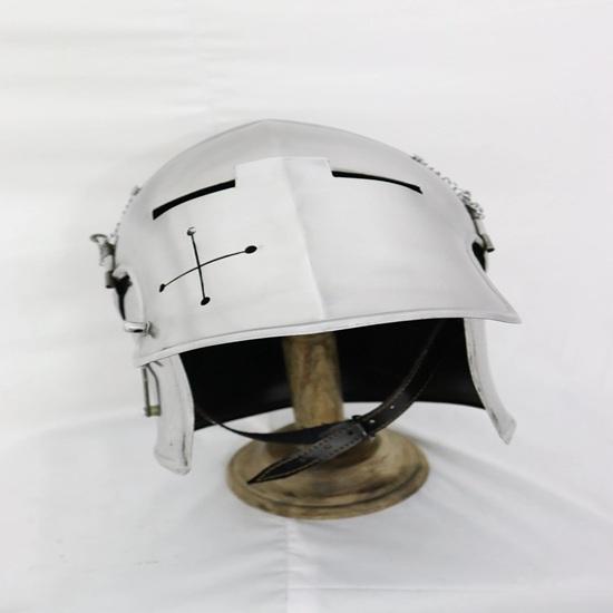 Medieval Barbuta Helmet Knight Templar Crusader Armor Comfortable for LARP Cosplay Best Gift