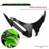 Compatible with Kawasaki NINJA500/NINJA500SE: Modified Racing Front Lip, Lower Lip Spoiler, Beak, and Rear Wing.