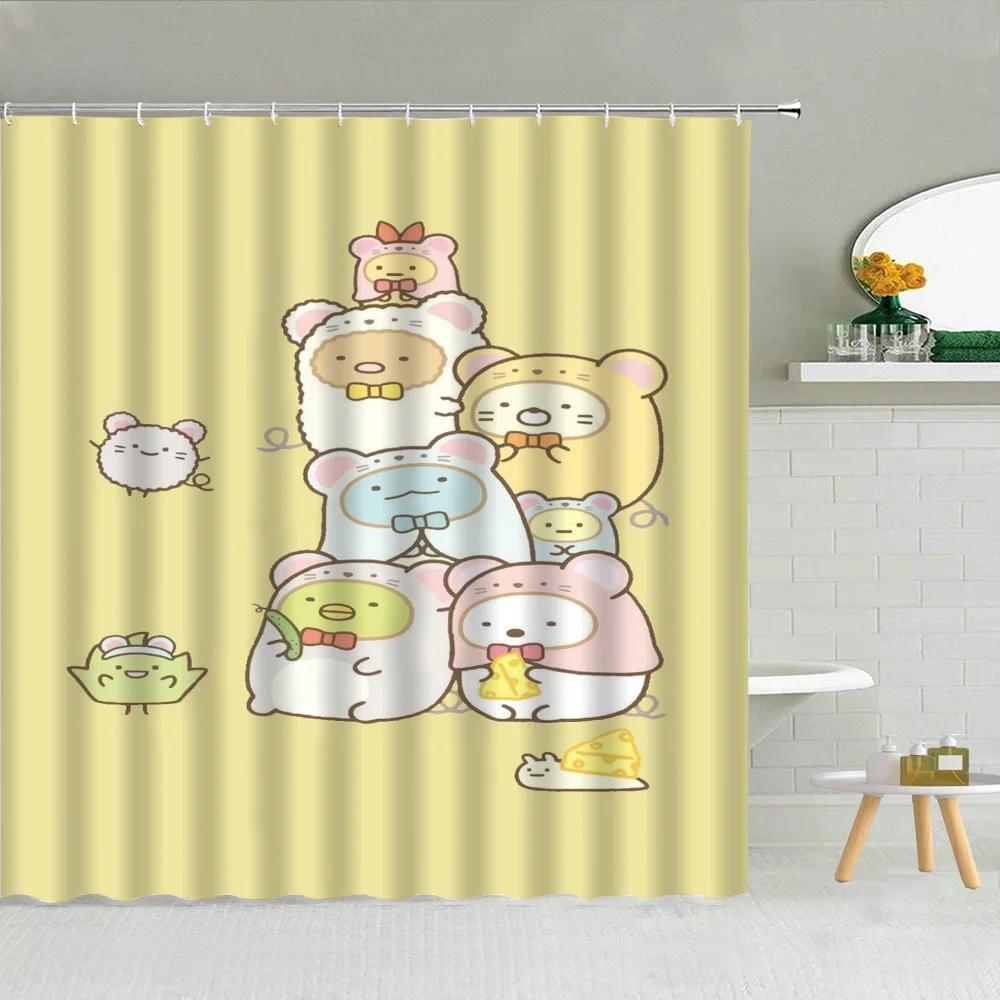 Verschiedene Stilrichtungen Duschvorhang mit Haken Einfach aufzuhängen Wasserdicht Leicht zu reinigen Für Haus Hotel Badezimmer Dekoration