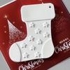 Christmas Stocking Silicone Mould Silicone Christmas Pendant Mold Decorative Silicone Mold Christmas Themed For Art Project