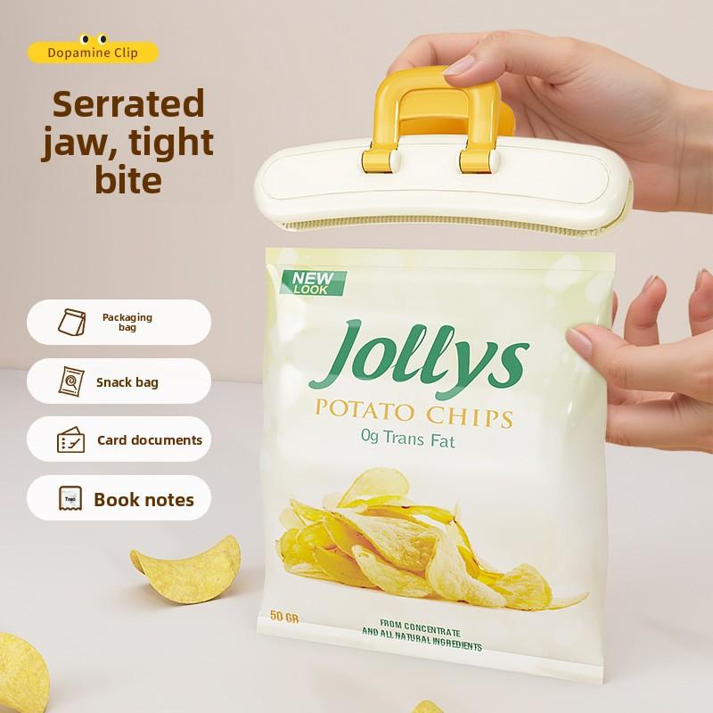 Snack Freshness Keeper Bag Clips Sealing Clamp Plastic Sealer For Chips Food Storage Kitchen Organization Tool