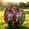 Portugalia Fotbal Imprimat Mărimea 5 Mingi de Fotbal Rezistente la Uzură Standard Fotbal de Antrenament pentru Adulți Cadou pentru Fani pentru Meciuri Sportive Indoor Outdoor