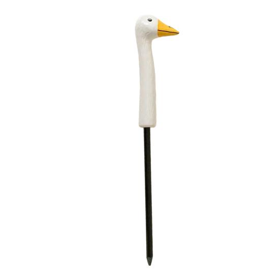 Porch Goose Statue Funny Goose Resin Decorative Garden Stake for Outdoor Lawn Yard Patio Garden Beds Planters Decor Gifts for Gardeners
