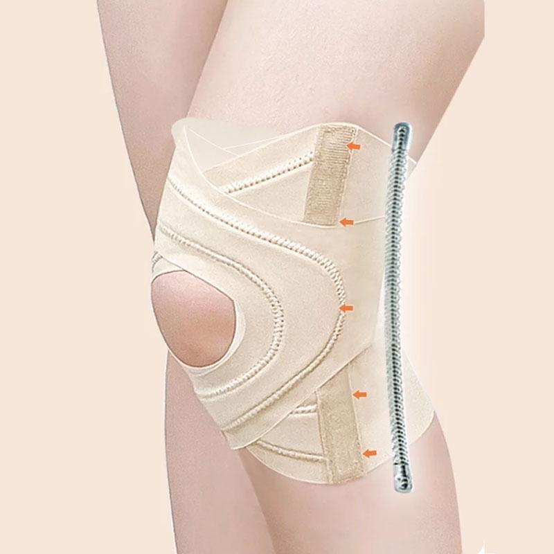 

Посилені наколінники для меніска Захисна накладка для коліна Підтримка коліна Зняття болю в коліні Запобігання травмам Підтримка коліна L