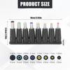 DC Adapter Connectors DC Barrel Jack Plug Power Adapter 5.5x2.1 mm Female to Male Adapter Tip for Monitor Webcam Router Laptop