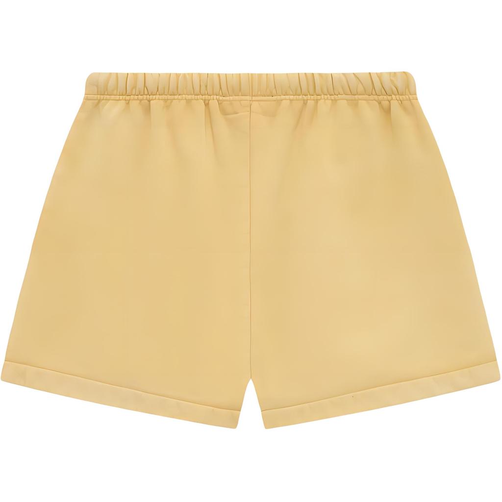 Fear of God Essentials Heavy Fleece Soccer Short Amber Men Bottoms Yellow 160BT244313F