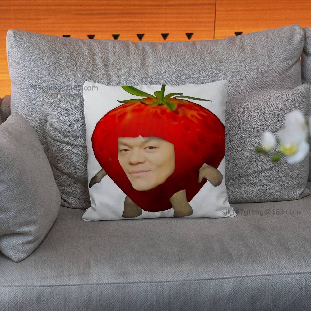 J-JYP Meme Modern Throw Pillow Case Pillow Case Living Room Sofa Cushion Cover Suitable For Home Bedroom Room Decoration