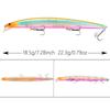 18.5cm Silver/Black Carp, Bass & Mandarin Fish Floating Minnow Popper Lure - 22.3g