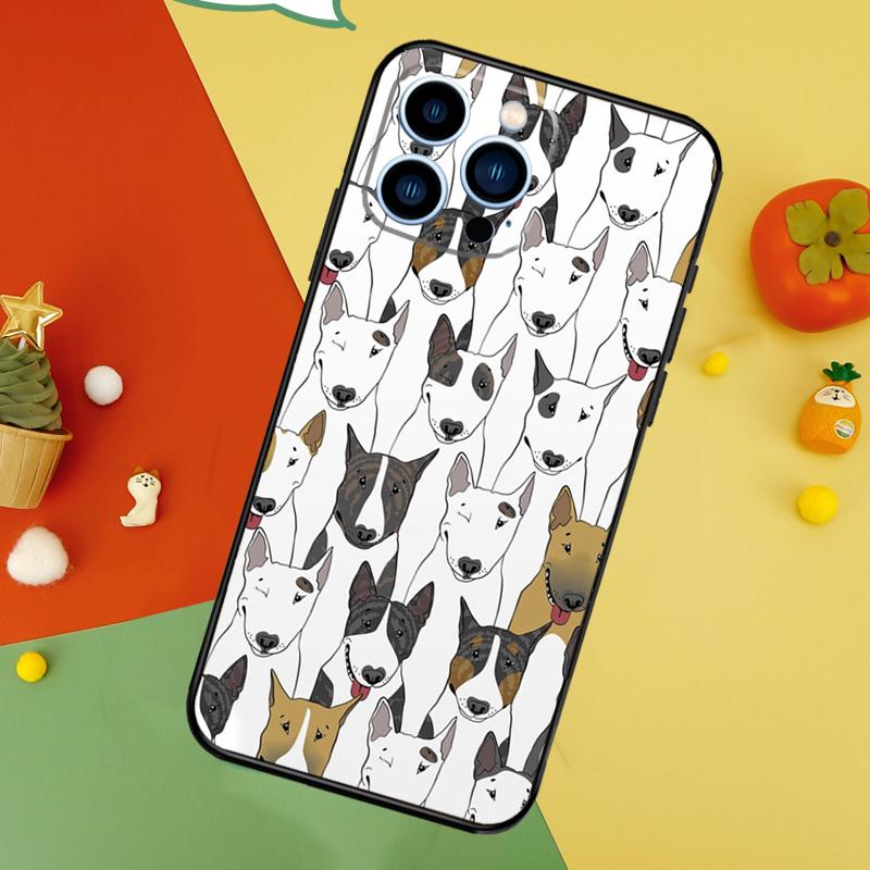 Bullterrier Bull Terrier Dog Phone Case For iPhone 17 Pro Max 16 14 13 12 11 15 Pro Max Plus 12 13 Mini 16e 17 Air Cover