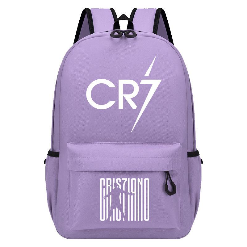 Large Capacity Schoolbag with Shoulder Strap; Student Three-piece Pencil Case Set