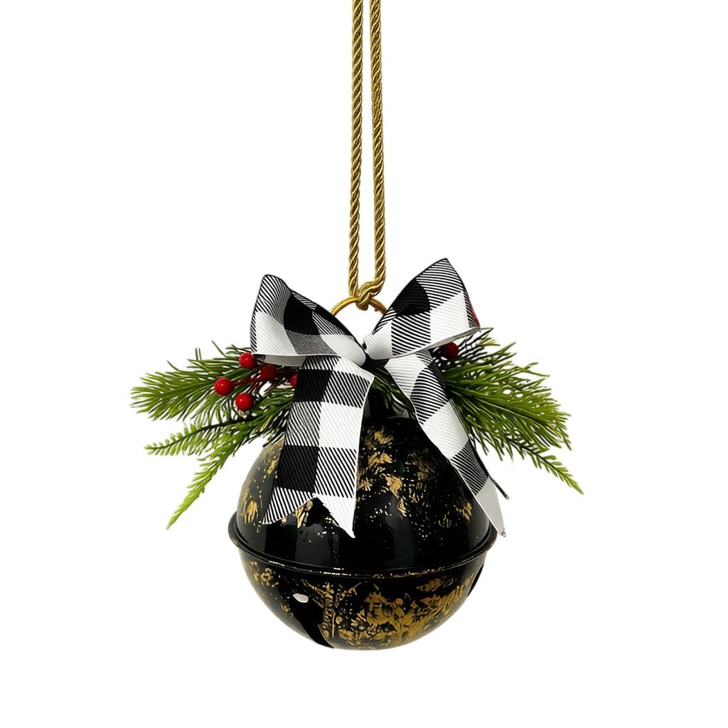 Large Christmas Bell Hanging Decoration for Holiday Tree and Home Decor