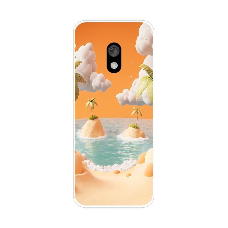 Bumper For Nokia 215 4G 2024 Clear Case Cute Painted Phone Silicon Back Cover For Nokia 235 220 2024 105 2021 Cases Clear Bumper