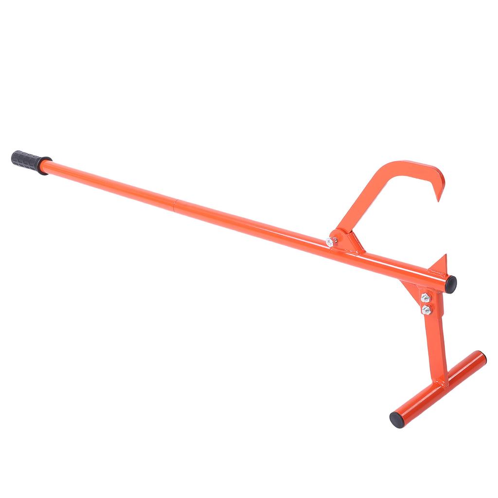Adjustable Cant Hook Log Roller Lifter Heavy Duty Steel Logging Tools Log Jack with Rubber Grip for Rolling and Raising