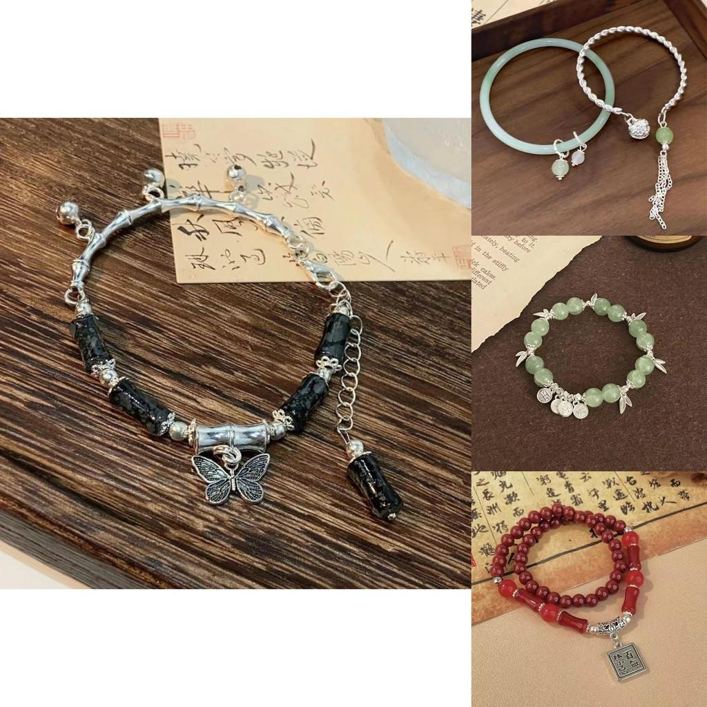 Schickes Perlenarmband im chinesischen Stil für Damen Wunderschöner Reisesouvenir-Schmuck