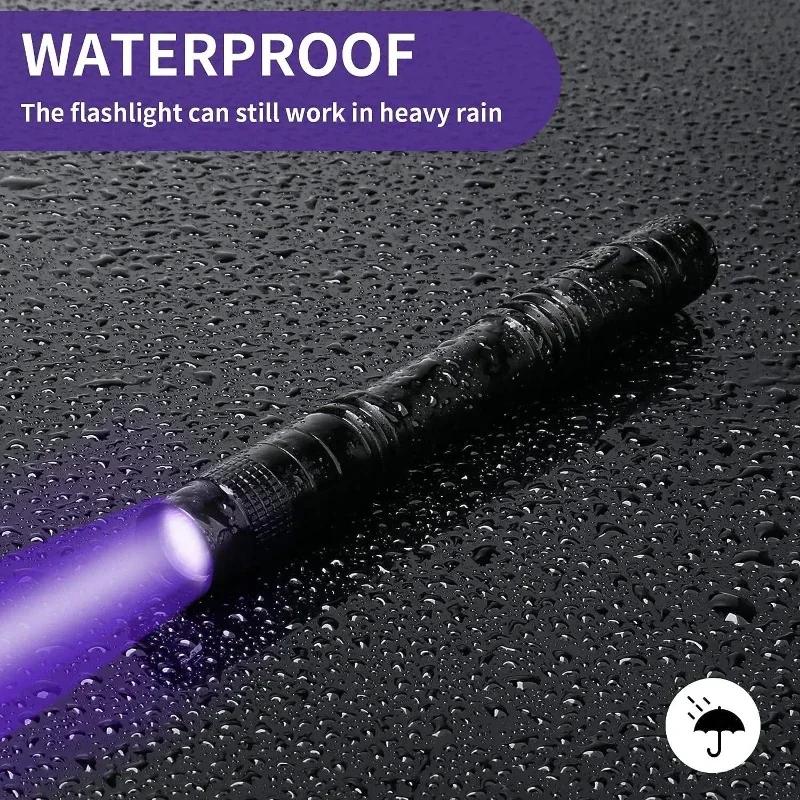Xiaomi 365/395nm UV Flashlight Ultraviolet Invisible Ink Marker Blacklight Pen Torch Pet Cat tinea urine Stains Scorpion Detection Lamp