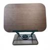Multifunctional 360° Rotating Wooden Reading Stand for Books, Drawing, Writing, & Folding Laptop Support