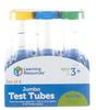 Learning Resources Kids' Jumbo Test Tubes with Stands, Set of 6, LER2788, Authentic