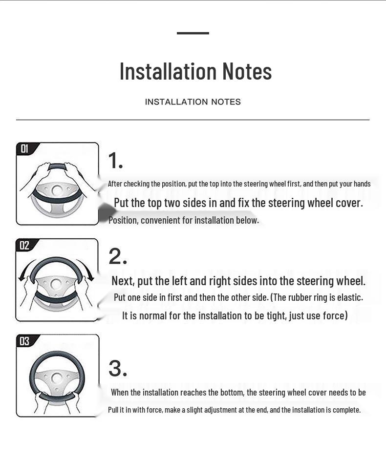 Ultra-Thin Suede & Leather Steering Wheel Cover for XPeng P7 P5 G3 G9 G6
