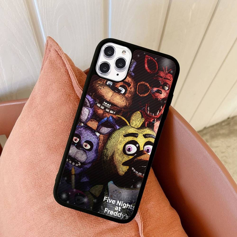 Fnaf Five-nights-At-Freddys Anime For iPhone 17 16 15 14 13 12 11 Mini Pro Max Plus PC+TPU Back Phone Cover