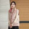 Women Light Weight Thermal Seamlessly Sleeveless Stand Collar White Duck Down Jacket All Match Reversible Chic Vest
