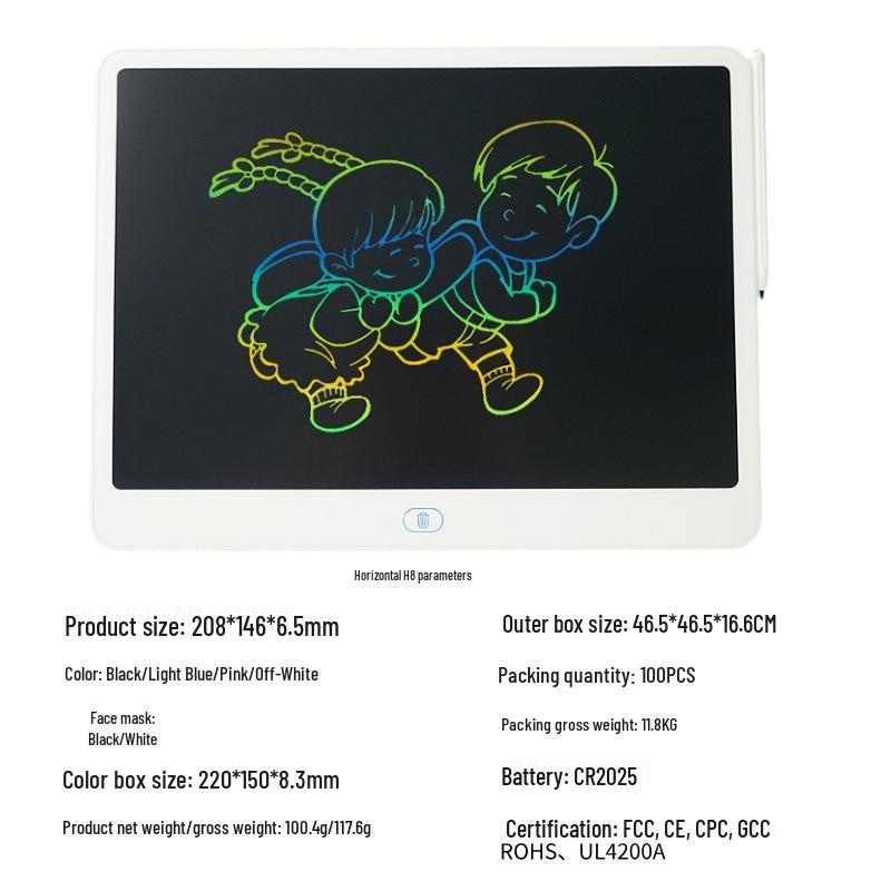 LCD Handwriting Tablet for Kids - Full Size Landscape 8/11/13/16 inches