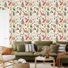 Forest animals and hearts wallpaper for living room and bedroom 50x1000