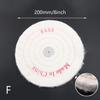 3/4/5/6/7/8" Wheels Buffing Polishing Wheel Cotton Lint Cloth Buffing Wheel Gold Silver Jewelry Mirror Polishing Wheel Flannelette