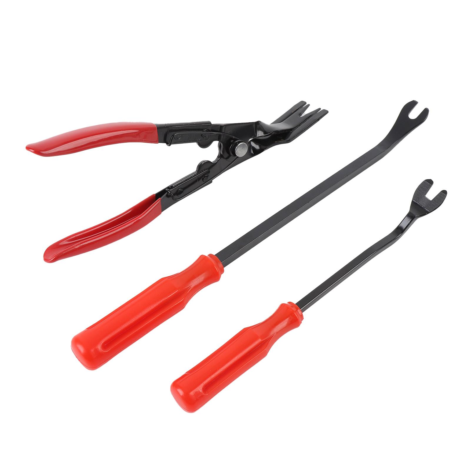 

Набор инструментов для снятия обшивки автомобиля 3 шт. Набор плоскогубцев для снятия клипс из нержавеющей стали Комплект для ремонта дверной панели автомобиля и приборной панели