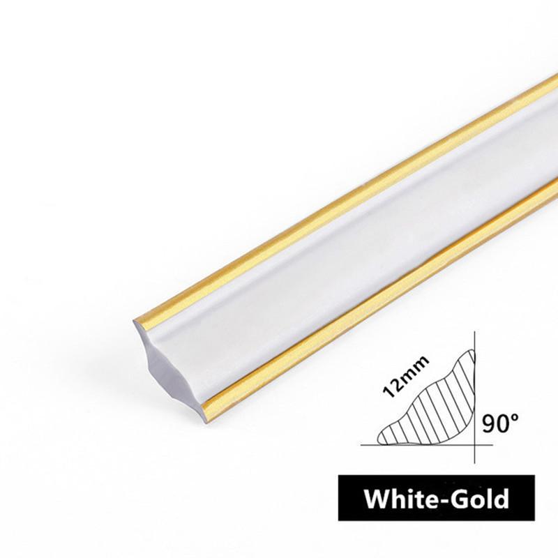 5M 3D Foam Ceiling Decor Edge Strip Corner Line Sticker Waterproof Self Adhesive Living Room Border Corner Beautification Line