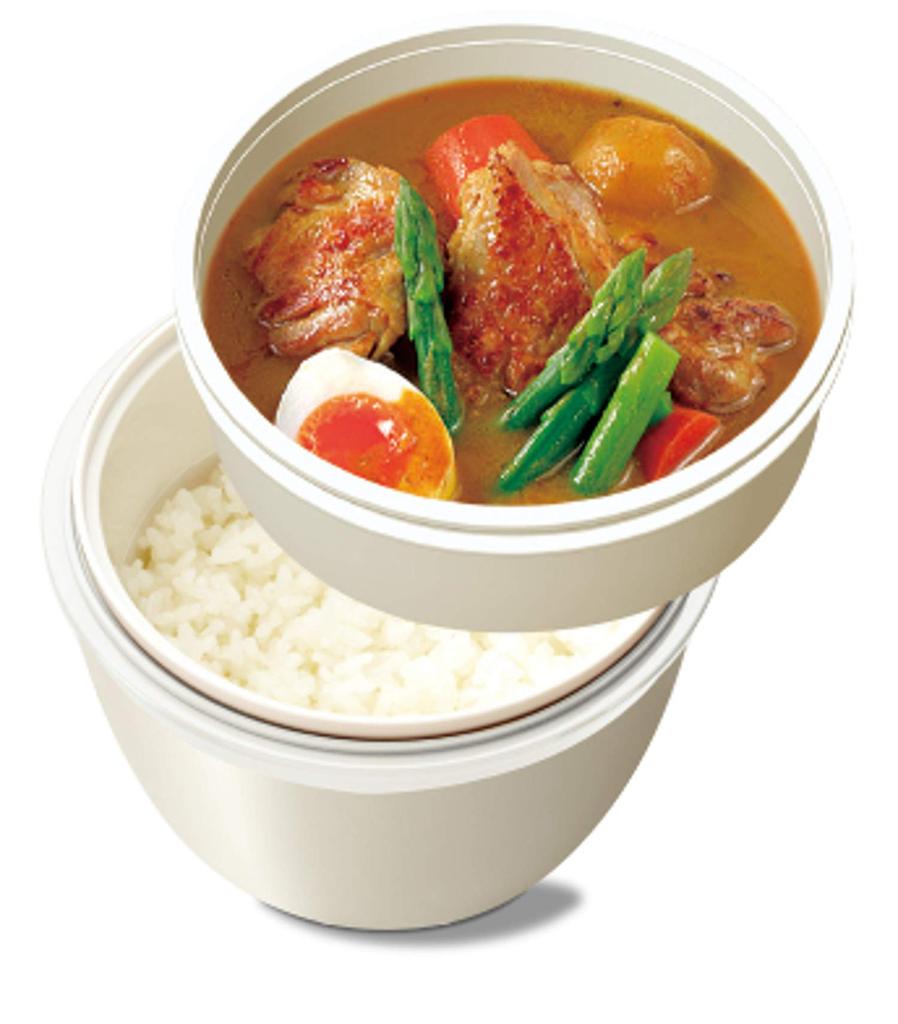 Asvel Lantus Cafe Bowl Thermal Insulated Lunch Jar 800ml Ivory A3256 HLB-CD800