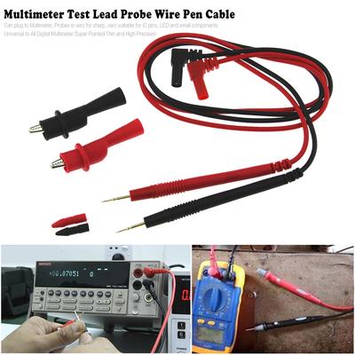 Full Set Multimeter Leads Digital Multi-function Voltmeter Probe Test Cable Clip