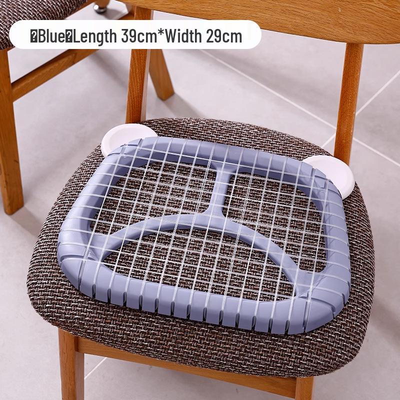 

Летняя дышащая сетчатая подушка для сиденья стула - Отвод тепла для студентов и офисных работников Other синий