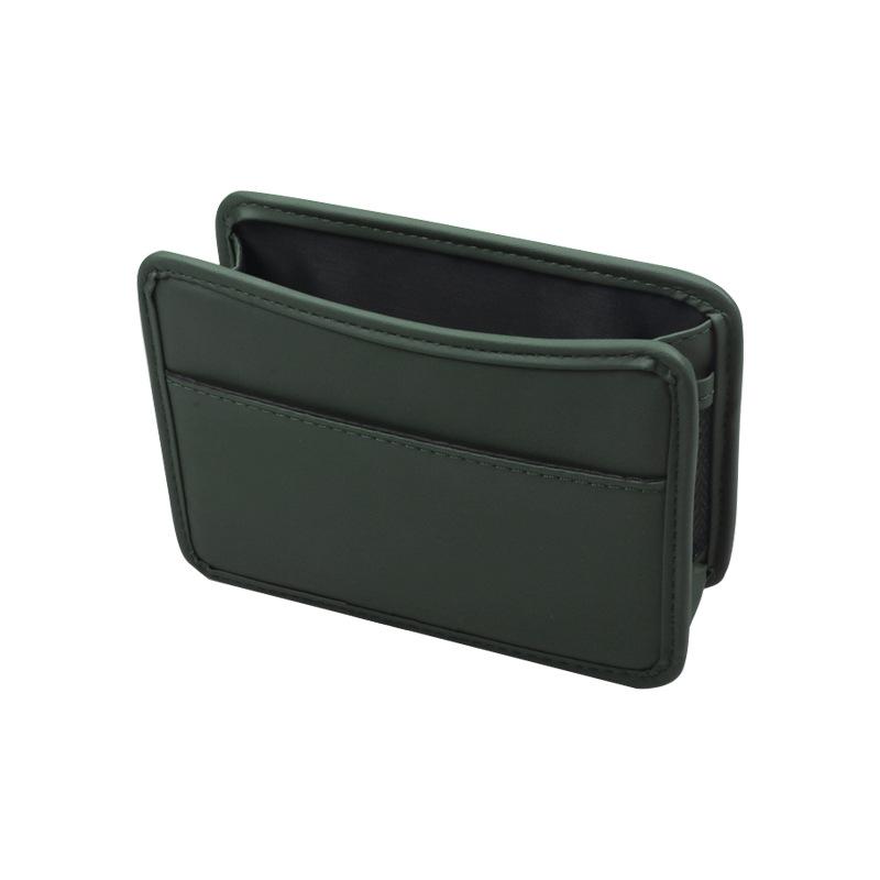 Car Trash Can 2-in-1 Door Seat Back Hanging Car Storage Leather Storage Box Multifunctional Door Storage Barrel Car Accessories