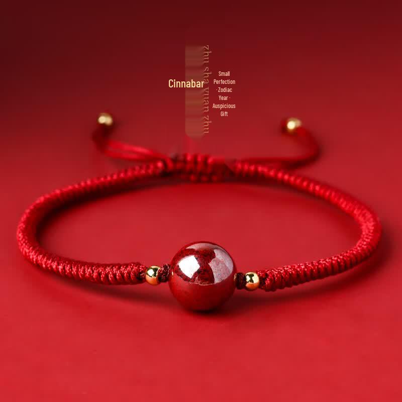 Cinnabar Red String Bracelet
